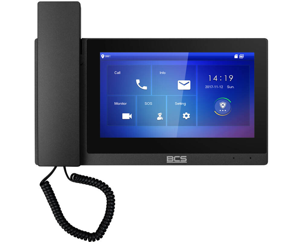 Wideomonitor BCS-MON7500B-S BCS Line z wbudowaną słuchawką 7" - obrazek 2