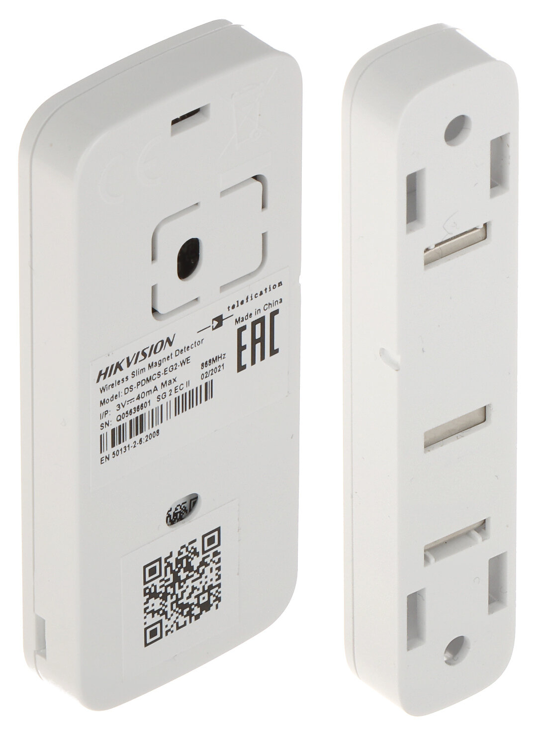 Bezprzewodowy kontaktron DS-PDMCS-EG2-WE Hikvision - obrazek 4