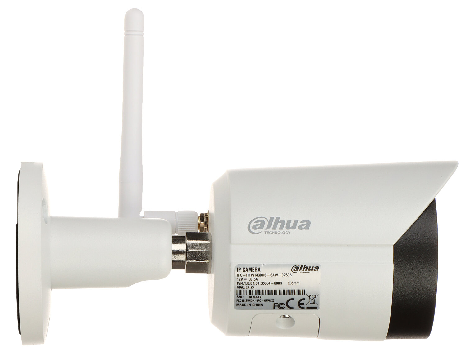 Kamera IP IPC-HFW1430DS-SAW-0280B Wi-Fi - 4 Mpx 2.8 mm Dahua - obrazek 3