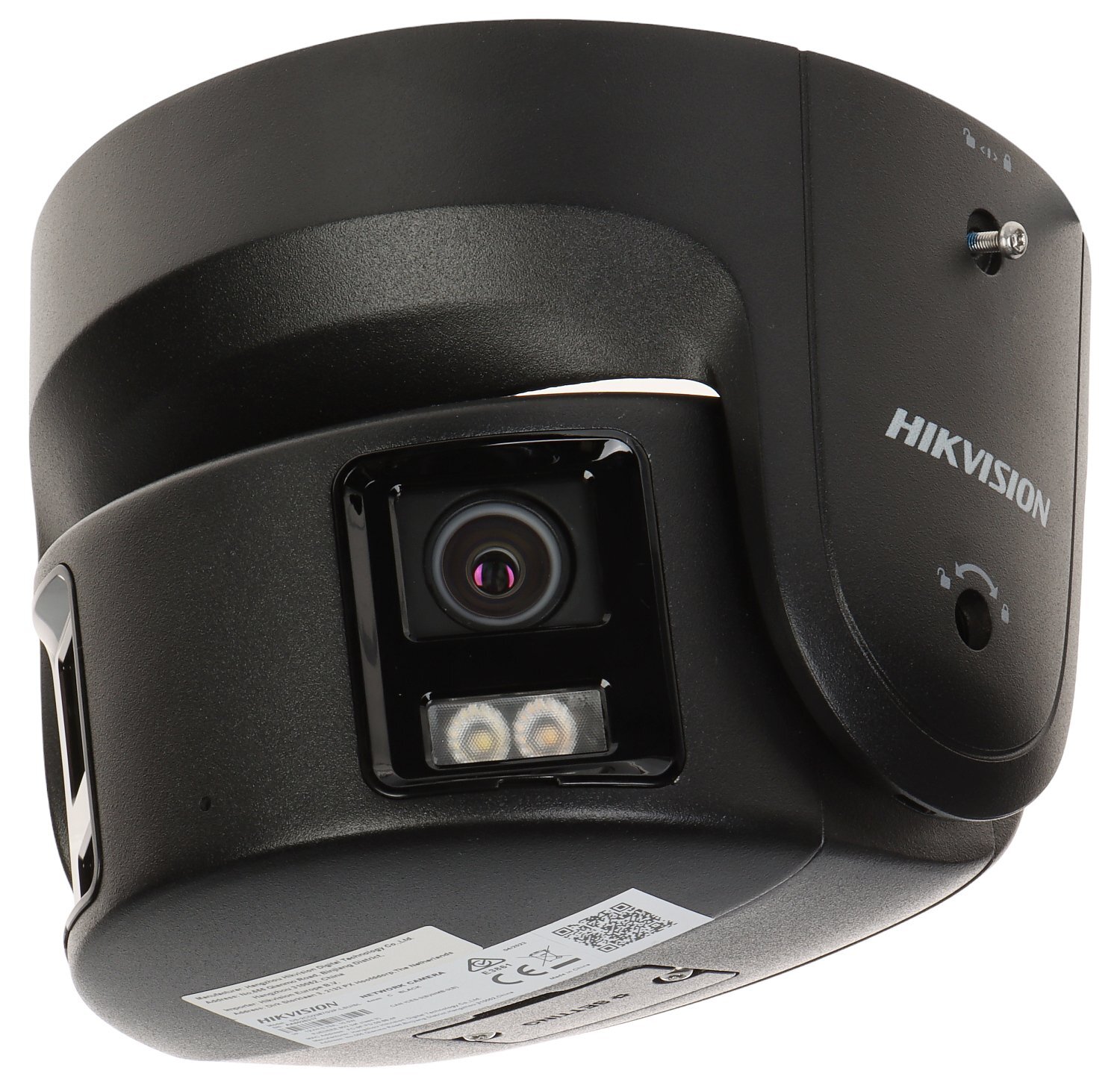 Kamera IP DS-2CD2387G2P-LSU/SL(4MM)(C)/BLACK panoramiczna ColorVu - 7.4Mpx 2x 4mm Hikvision - obrazek 2