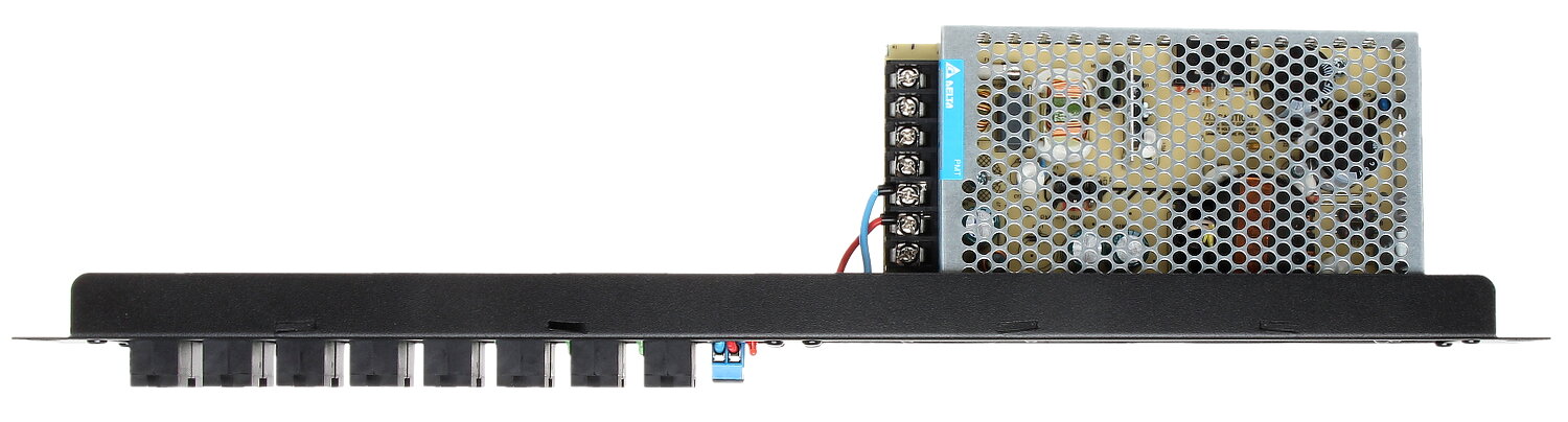 Patch panel 8-portowy z zasilaczem ZR48-158/POE-8 - obrazek 3