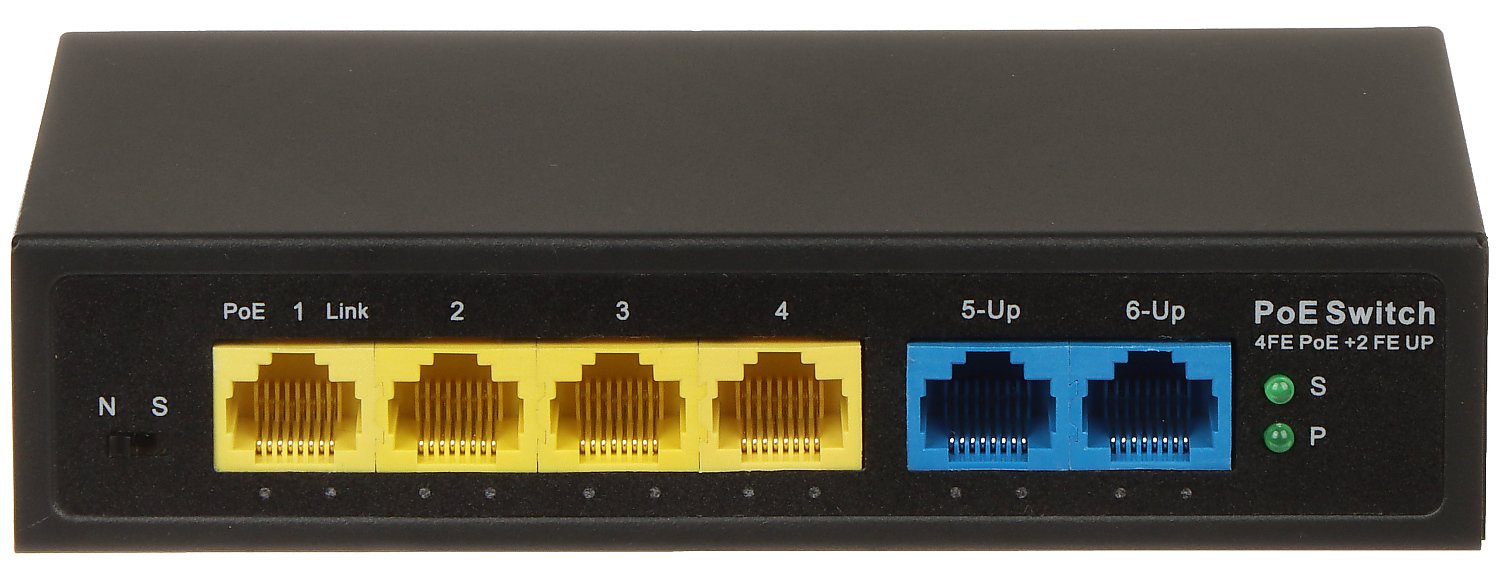 SWITCH POE GTX-A1-06-42-V2 4-PORTOWY - obrazek 2