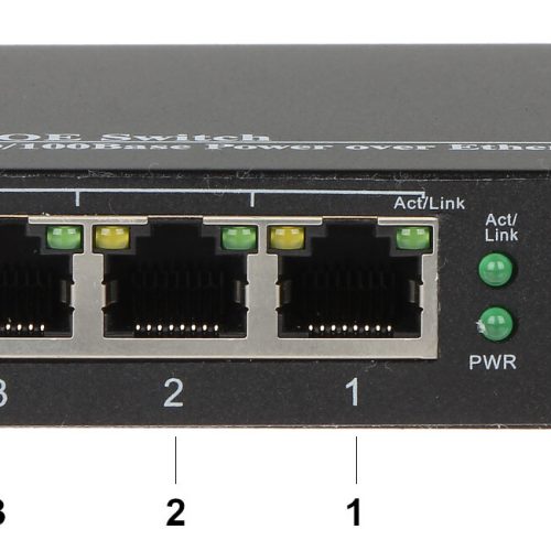 SWITCH PoE SPS-4P/1 5-PORTOWY