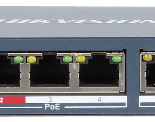 Switch POE DS-3E0106HP-E 4-portowy Hikvision