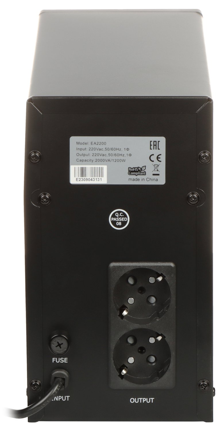 ZASILACZ UPS AT-UPS2000-LED 2000VA EAST - obrazek 3