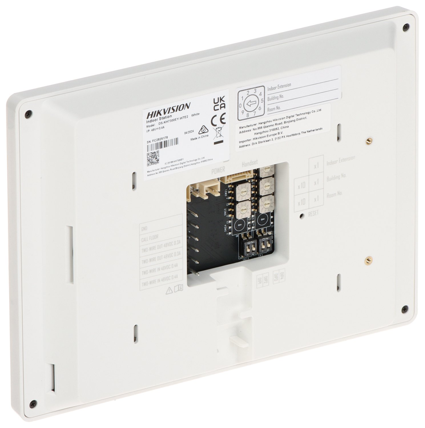 Monitor do wideodomofonu Hikvision DS-KH7300EY-WTE2 - obrazek 3