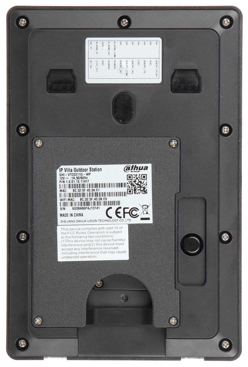 WIDEODOMOFON BEZPRZEWODOWY VTO2211G-WP-S2 Wi-Fi / IP Dahua - obrazek 3