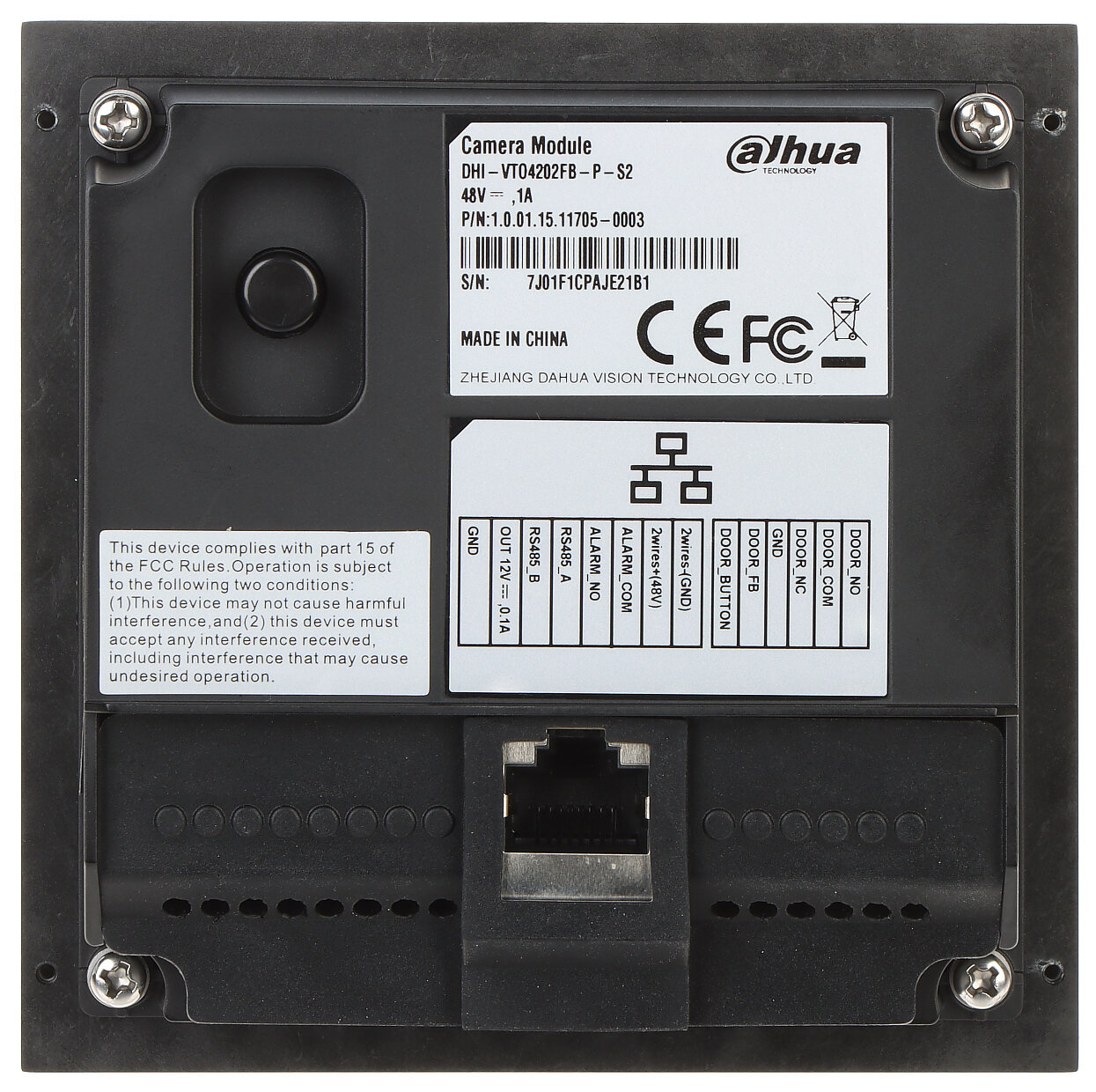 Wideodomofon VTO4202FB-P-S2 Dahua - obrazek 3