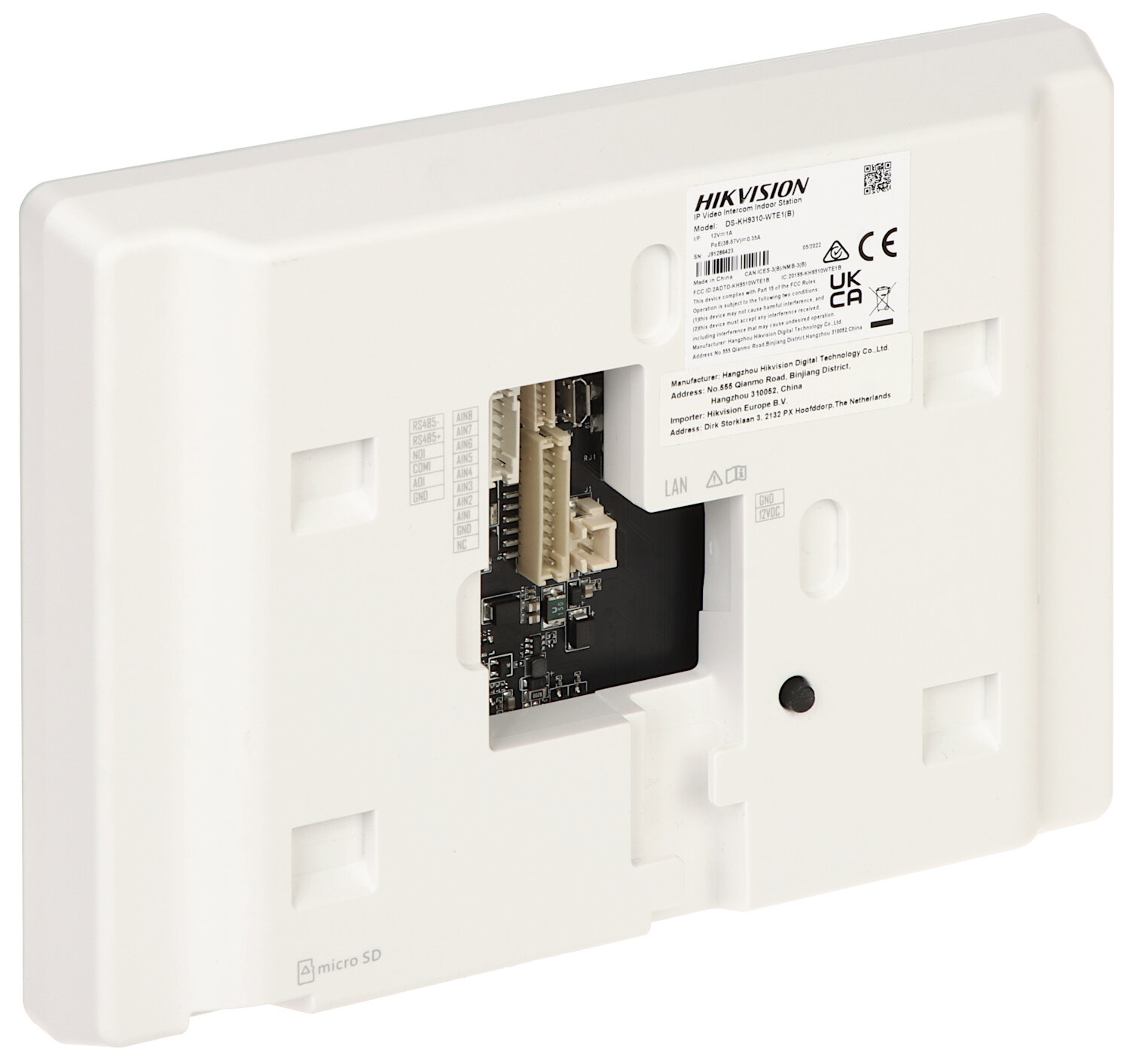 Panel wewnętrzny monitor Wi-Fi / IP DS-KH9310-WTE1(B) Hikvision - obrazek 2