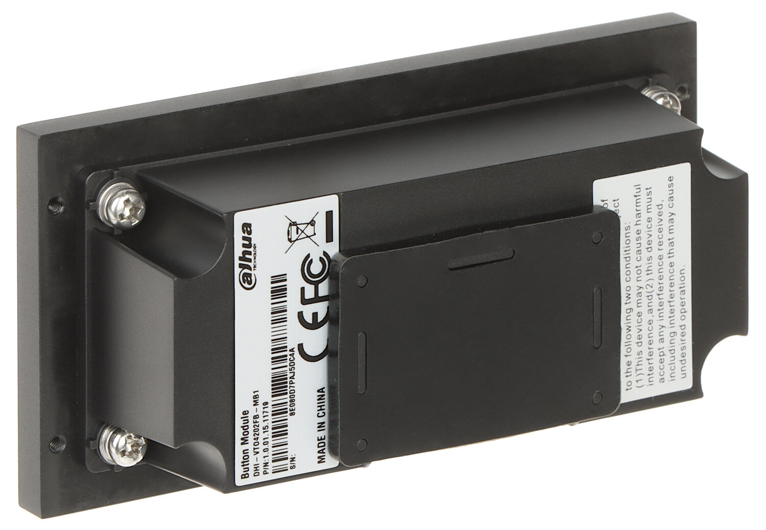 Moduł klawiatury VTO4202FB-MB1 do modułu VTO4202FB-P Dahua - obrazek 2