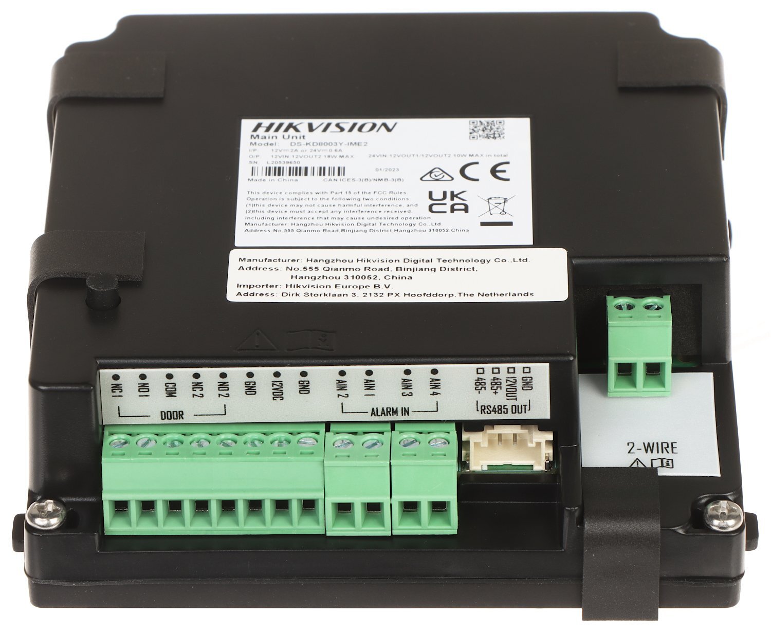Wideodomofon DS-KD8003Y-IME2 Hikvision - obrazek 4