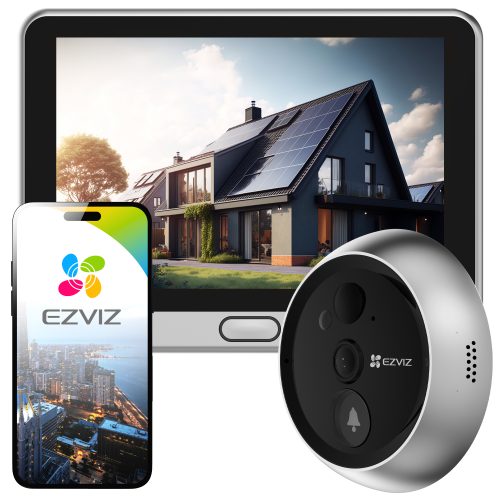 Wizjer elektroniczny do drzwi EZVIZ CS-DP2C z kame...