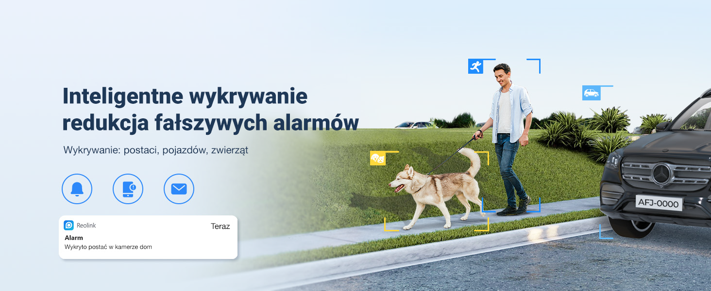 Kamera zewnętrzna Reolink TrackMix | obrotowa | POE | Czujnik ruchu z wykrywaniem postaci, pojazdów i zwierząt - obrazek 5