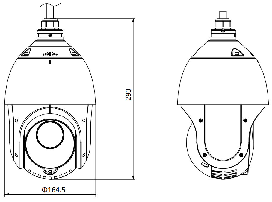 Kamera IP szybkoobrotowa zewnętrzna DS-2DE4425IW-DE(T5) ACUSENSE 3.7 Mpx 4.8 ... 120 mm Hikvision - obrazek 6