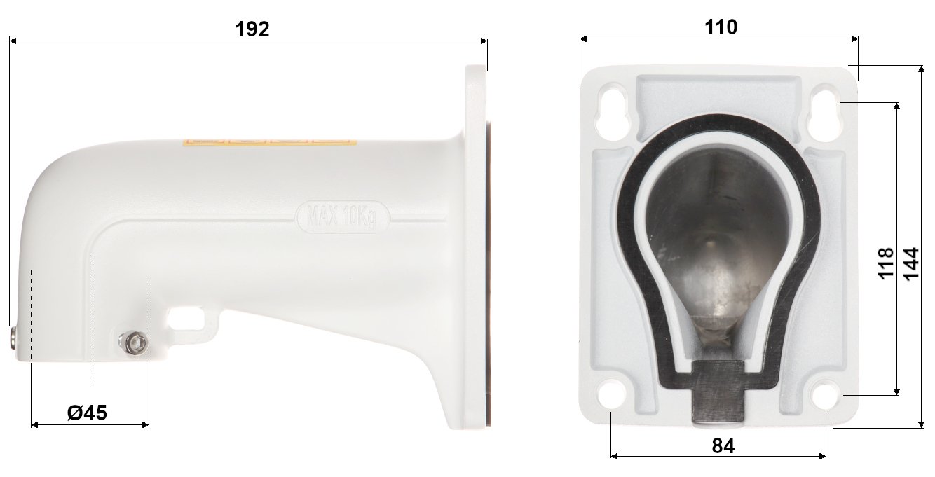 Kamera IP szybkoobrotowa zewnętrzna DS-2SE4C225MWG-E/26(F0) TandemVu ColorVu - 1080p 4.8...120mm Hikvision - obrazek 7