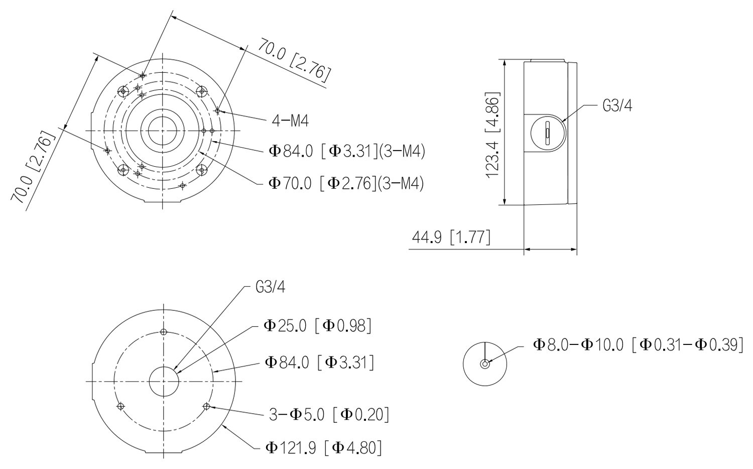 Uchwyt kamery PFA5300R Dahua - obrazek 7