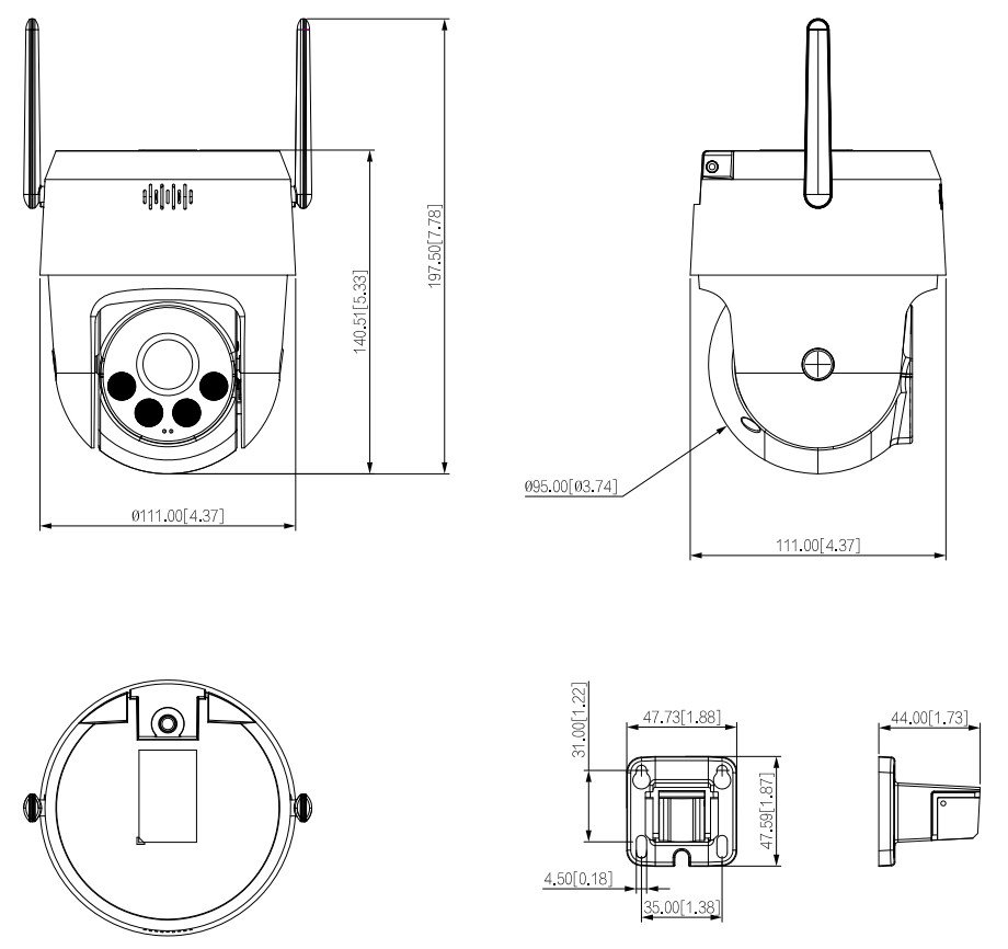 Kamera ip szybkoobrotowa SD2A500HB-GN-AW-PV-0400-S2 Dahua - obrazek 5