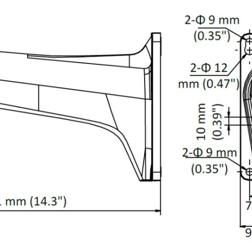 UCHWYT KAMERY DS-1603ZJ-P Hikvision
