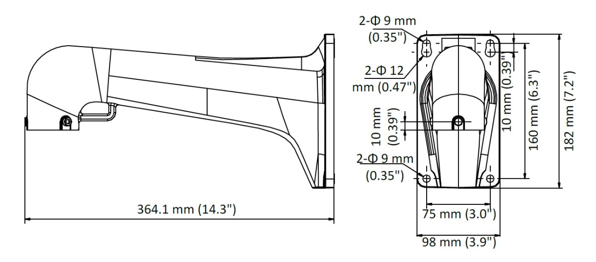 UCHWYT KAMERY DS-1603ZJ-P Hikvision - obrazek 2