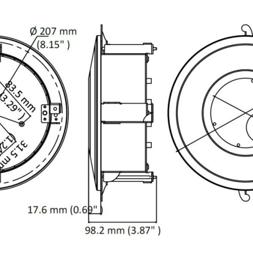 UCHWYT SUFITOWY DO KAMER KULISTYCH DS-1227ZJ-DM37 ...