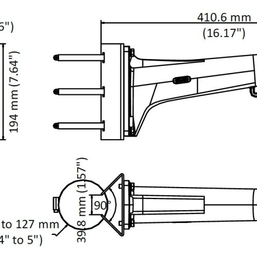 UCHWYT NA SŁUP DS-1603ZJ-POLE-P Hikvision