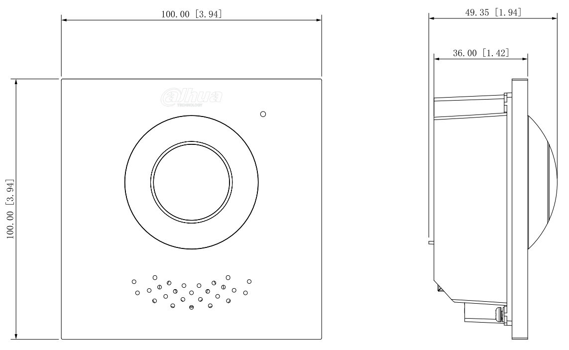 Wideodomofon VTO4202F-P-S2 Dahua - obrazek 7