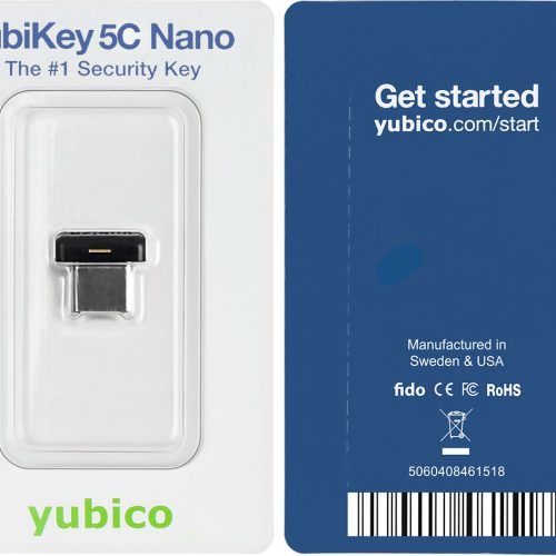 Yubico YubiKey 5C NANO – Klucz sprzętowy U2...