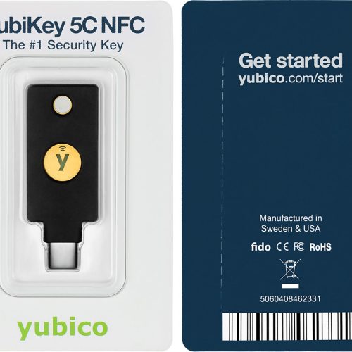 Yubico YubiKey 5C NFC – Klucz sprzętowy U2F...