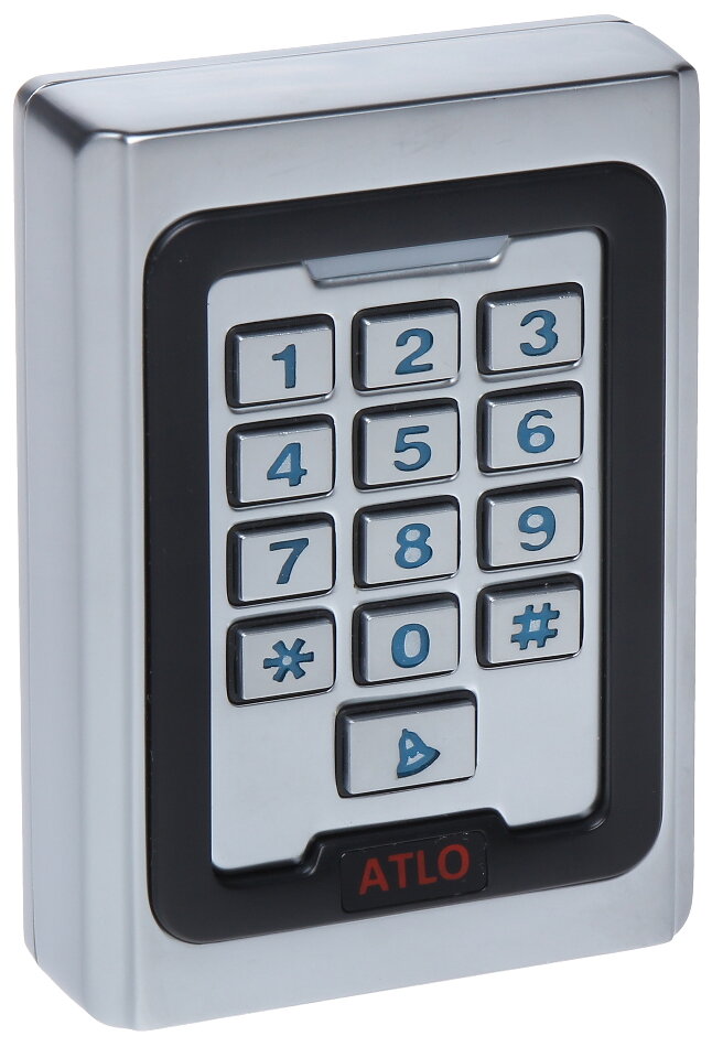 Zestaw kontroli dostępu ATLO-KRM-512, zasilacz, elektrozaczep, karty dostępu - obrazek 2