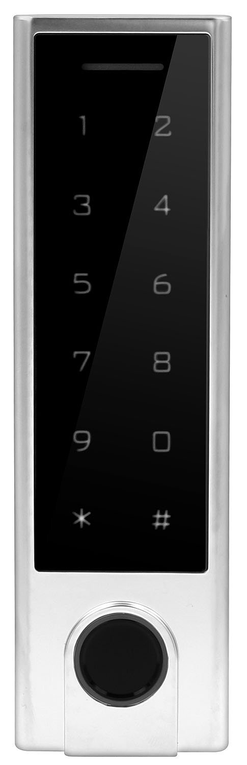 Zamek szyfrowy EURA AC-91H4 - natynkowy, szyfrator, czytnik Mifare 13,56 MHz, czytnik biometryczny, IP66, App TTLock/ TTHotel