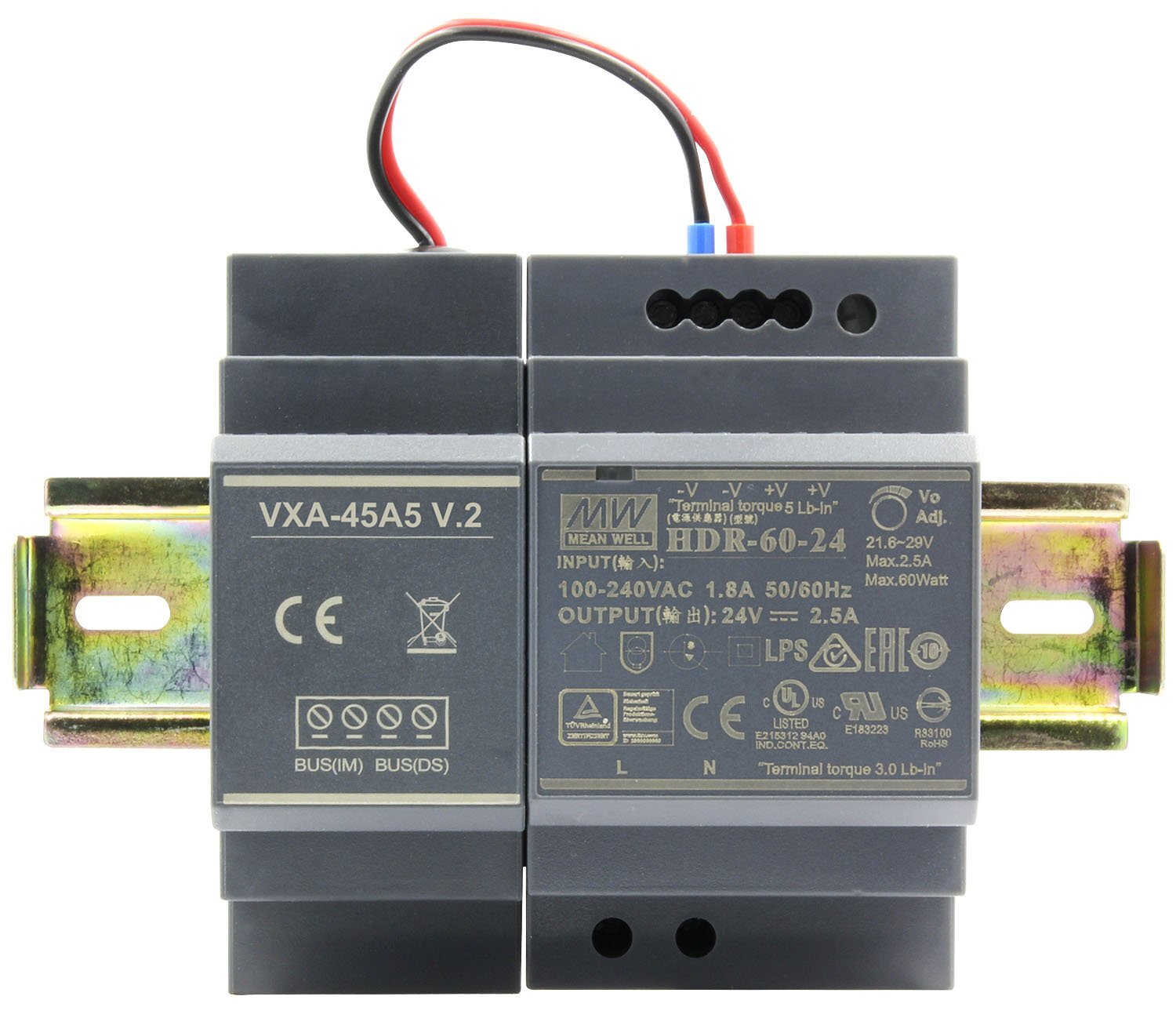 Zasilacz din EURA VZA-59A5 2EASY zintegrowany