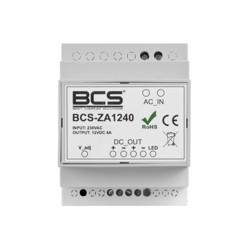 Zasilacz impulsowy BCS-ZA1240 BCS POWER