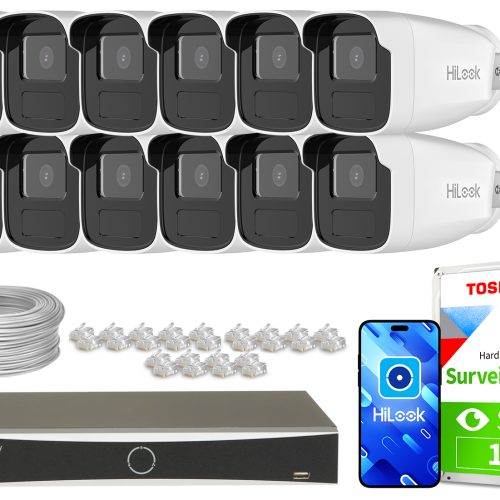 Zestaw do monitoringu 12x IPCAM-B2-50IR DS-7616NXI...