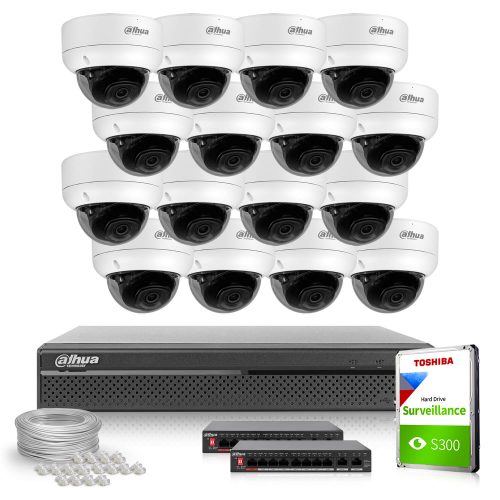Zestaw do monitoringu 16x IPC-HDBW3842E-AS-0280B, ...