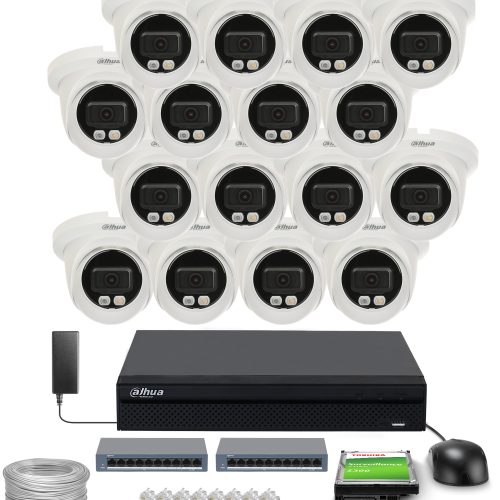 Zestaw do monitoringu 16x IPC-HDW2449TM-S-IL-0280B...
