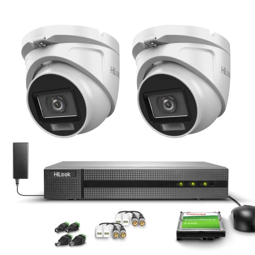 Zestaw do monitoringu 2x TVICAM-T2M-20DL, DVR-4CH-...