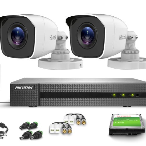 Zestaw do monitoringu 2x TVICAM-B2M, FullHD, IR20m...