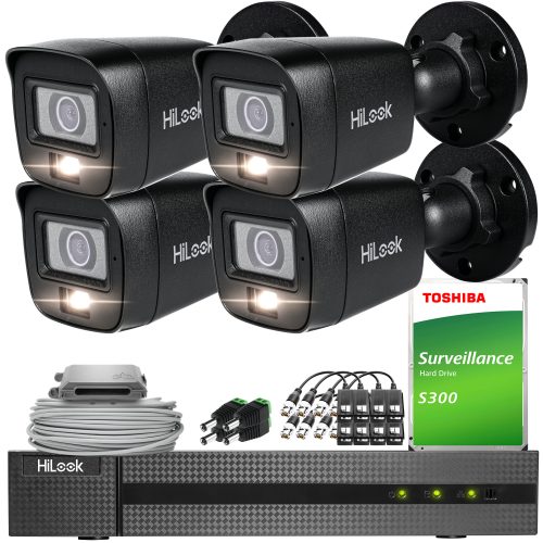 Zestaw do monitoringu 4w1 HiLook by Hikvision 4x T...