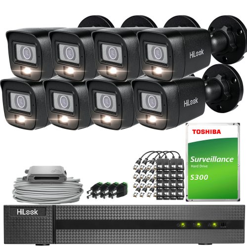 Zestaw do monitoringu 4w1 HiLook by Hikvision 8x T...