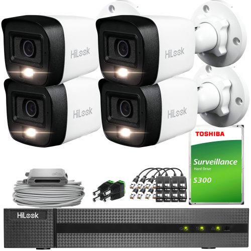 Zestaw do monitoringu 4w1 HiLook by Hikvision 4x T...