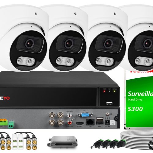Zestaw do monitoringu 4w1 KEEYO 4x LV-E-AL8M25DF-B...