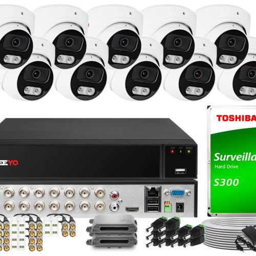 Zestaw do monitoringu 4w1 KEEYO 10x LV-E-AL8M25DF-...