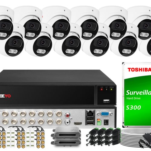 Zestaw do monitoringu 4w1 KEEYO 12x LV-E-AL8M25DF-...