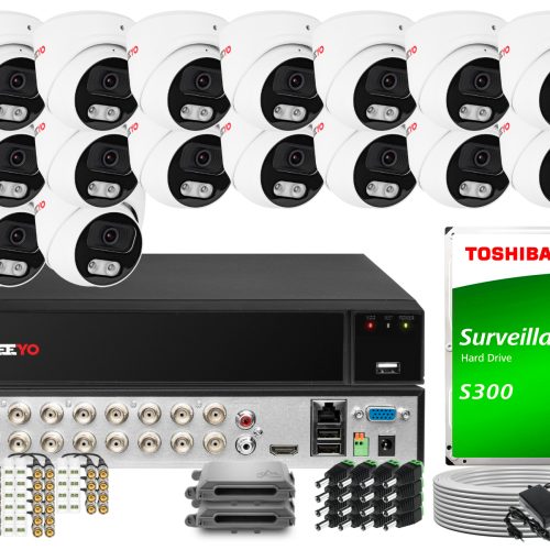 Zestaw do monitoringu 4w1 KEEYO 16x LV-E-AL8M25DF-...