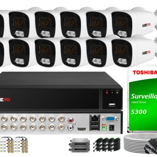 Zestaw do monitoringu 4w1 KEEYO 12x LV-E-AL8M25TF-...