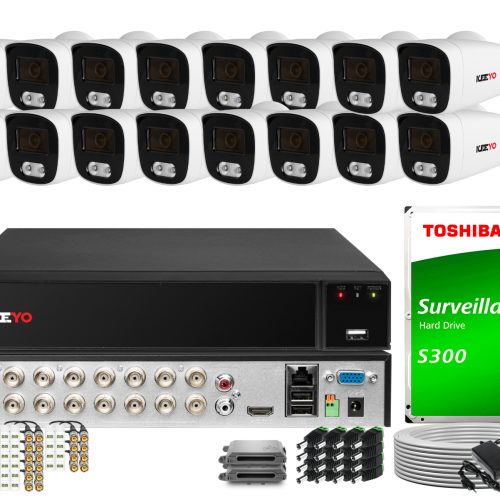 Zestaw do monitoringu 4w1 KEEYO 16x LV-E-AL8M25TF-...