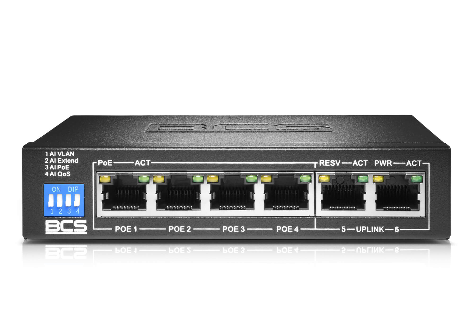Zestaw do monitoringu 4x BCS-P-EIP28FWR3-AI2-G 8Mpx IR 30m WDR Funkcje inteligentne - obrazek 3