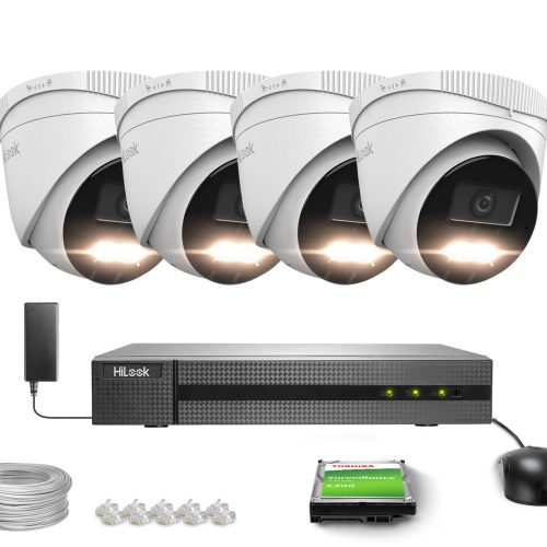 Zestaw do monitoringu HiLook Hikvision 4x IPCAM-T8...