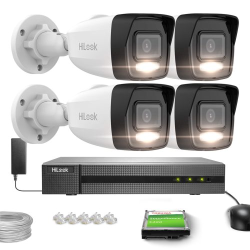 Zestaw do monitoringu HiLook Hikvision 4x IPCAM-B8...
