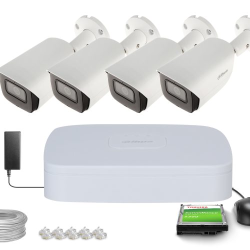 Zestaw do monitoringu  4x IPC-HFW3541E-AS-0360B-S2...